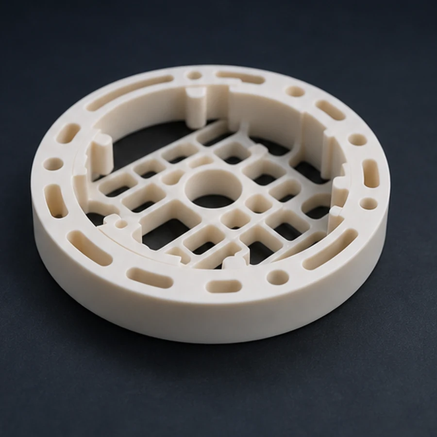 Precision ceramic wafer carrier and machined ceramic component
