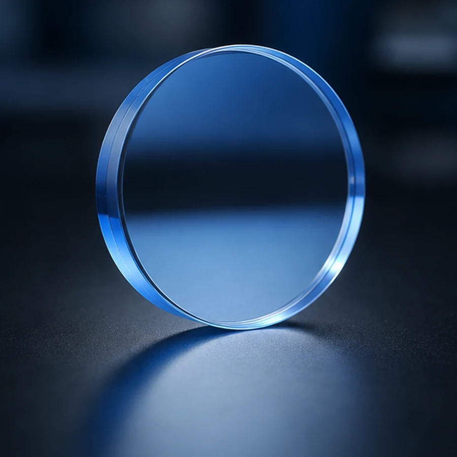 Sapphire window and optical flat component